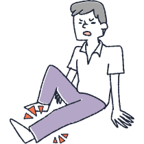 足がむくむ(浮腫)